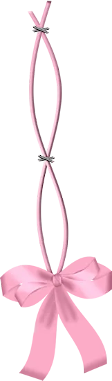 Pink Ribbon Bow - pink - High Quality PNG