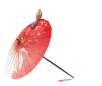 Paper Umbrella - red - PNG Images