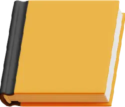 Yellow Book - study - No Background PNG