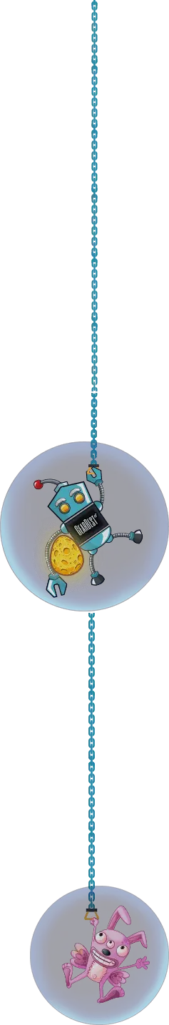 Robot and Rabbit - machinery - PNG Images