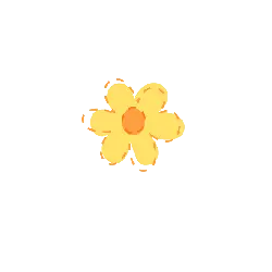 Yellow Flower - simple - No Watermark PNG