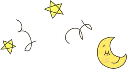 Smiling Moon and Stars - smile - Free Download PNG