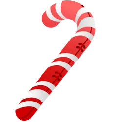 Candy Cane - red - Free for Commercial Use PNG