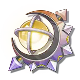 Star and Moon Badge - magic - Transparent Layer PNG