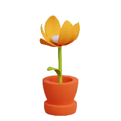 Yellow Flower - creativity - PNG Images