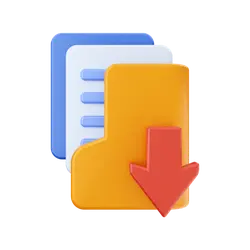 Download Folder - No Background PNG