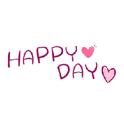Happy Day - heart - Lossless PNG