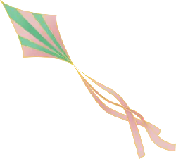 Kite - kite - flying object - High Resolution PNG