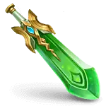 Green Gem Sword - Curated PNG