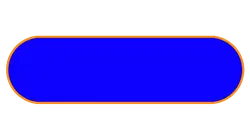 Blue Button - simple - Free for Commercial Use PNG