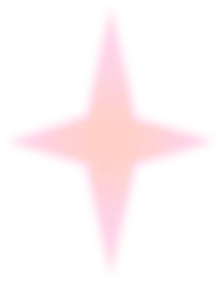 Four-pointed star - pink - Transparent Background PNG