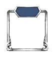 Blue Hexagonal Frame - frame - PNG Images