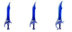 Ice Blade - glowing - magic - High Resolution PNG