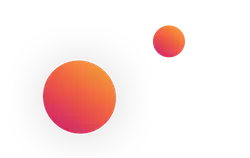 Two Gradient Circles - gradient color - No Background PNG