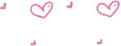 Pink Heart Patterns - outline - High Resolution PNG