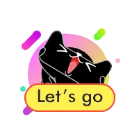 Black Cat - meme - cute - Free Download PNG