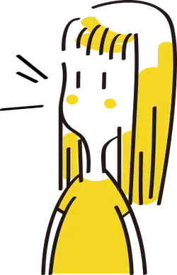 Yellow-Dressed Girl - character - Transparent Background PNG