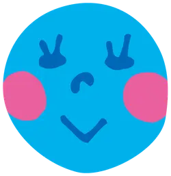 Smiling Face - pink - Free PNG