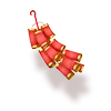 Firecrackers - yellow - New Year - Free PNG