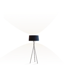 Black Floor Lamp - simple - High Resolution PNG