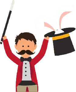 Magician - rabbit - Free PNG