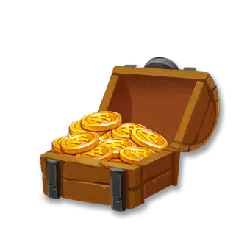 Treasure Chest of Gold Coins - goldcoins - Transparent Background PNG