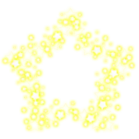 Star - glowing - decoration - High Resolution PNG