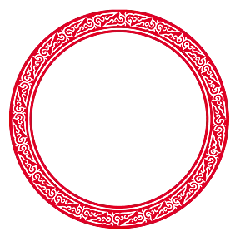 Red Patterned Ring - art - Free Download PNG