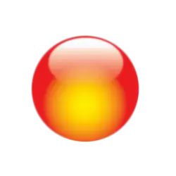 Red Glowing Sphere - red - PNG
