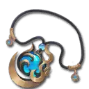 Blue Gemstone Necklace - Designer's Pick PNG