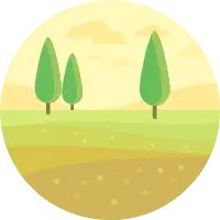 Trees Landscape Painting - nature - Transparent Layer PNG