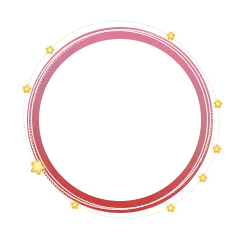 Colorful Halo - stars - PNG