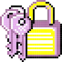 Key and Lock - key - Transparent Background PNG