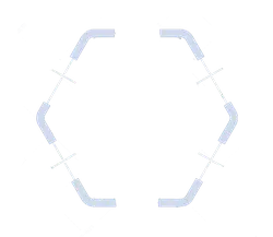 Hexagonal Frame - symmetry - PNG