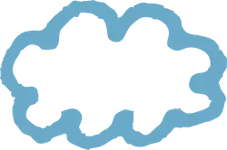 Cloud - nature - outline - Transparent Layer PNG