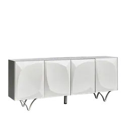 Modern White Cabinet - furniture - High Resolution PNG