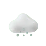 Cloud - rain - white - Free PNG