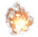 Explosion - light - glow - Transparent Background PNG