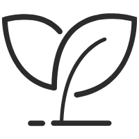 Two Leaves - growth - plant - PNG