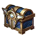 Chest - blue - gold - High Resolution PNG
