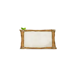 Wooden Frame White Paper - nature - No Watermark PNG