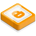 Orange Button - icon - interface - High Resolution PNG