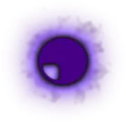 Purple Halo Circle - High Resolution PNG