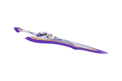 Purple Winged Sword - purple - No Background PNG