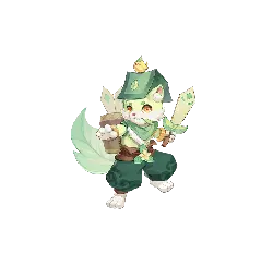 Forest Cat Hero - hero - Transparent Layer PNG