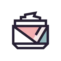 Sandwich Box - minimalist - Transparent Background PNG