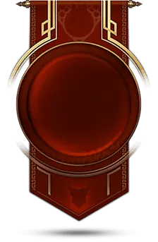 Red Circular Badge - circle - Transparent Layer PNG