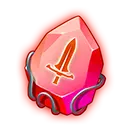 Ruby Gem Sword - red - High Resolution PNG