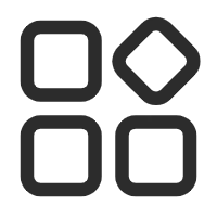 Square Icon - user interface element - High Resolution PNG