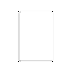 Black Rectangle Frame - frame - Highly Rated PNG